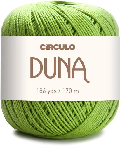 Vista 36 de Círculo Hilo Duna – 186 yardas, 3.52 onzas – Hilo DK de peinado ligero – 100% algodón virgen brasileño mercerizado, perfecto para tejer y hacer