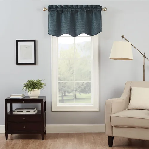 Vista 8 de Volante opaco para ventana de Eclipse, mezcla de poliéster, Burgundy, 21 - pulgadas