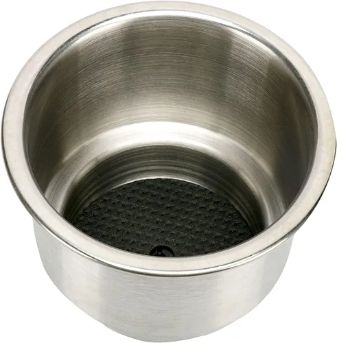 Vista 9 de Amarine Made Soporte para bebidas de acero inoxidable con drenaje Marine Boat Rv Camper (paquete de 12)