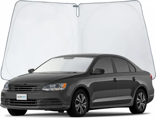 Vista 43 de CLIM ART Parasol para parabrisas para BMW X3 2018-2024, parasol plegable de ajuste personalizado, protector solar del vehículo, cubierta