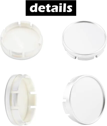Vista 7 de 4 piezas de tapas centrales de 2.15 pulgadas para aros, compatibles con tapas centrales para aros de Ford Edge Escape Focus Fusion C-Max, reemplazo