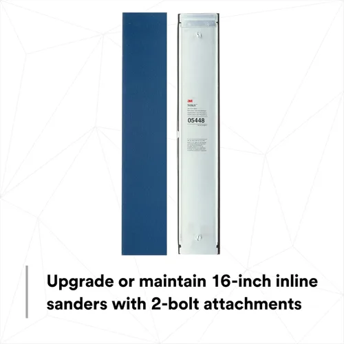 Vista 4 de 3M Stikit Air File Shoe 05448, 2-3/4 pulgadas x 16 pulgadas, aluminio, ligero, duradero