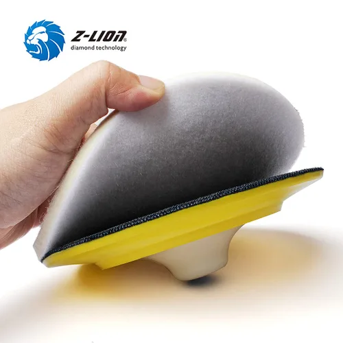 Vista 4 de Rueda de pulido de almohadilla de pulido de fieltro de lana de 7 "para piedra de metal de plástico de vidrio de coche