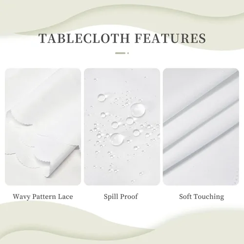 Vista 3 de Colorful Butterfly Table Cloth Rectangle Table,Waterproof Tablecloth Rectangle Table Cloth Tablecloths for 6 Foot Rectangle Tables manteles de mesa