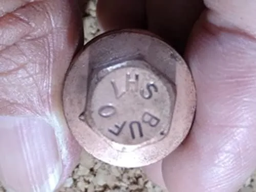 Vista 3 de Juego de 3 pernos de colector de escape originales compatibles con Land Rover LR2 LR005738