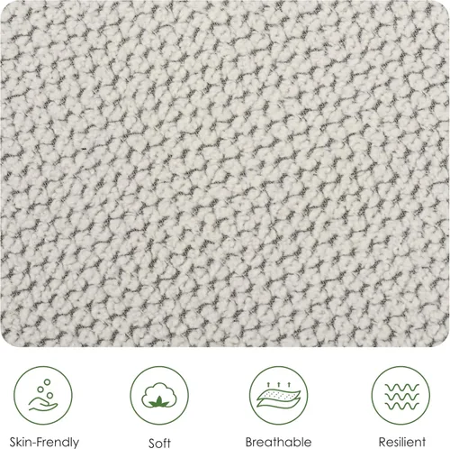 Vista 6 de Silla Mecedora para Guardería, Sillas Mecedoras Teddy para Bebé de Guardería, Silla de Lactancia Moderna para Amamantar, Mecedora de Guardería