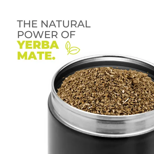 Vista 3 de BALIBETOV Yerbero - Contenedor de Yerba con boquilla, recipiente de acero inoxidable, tapa de vertido, fácil de llenar, taza de mate - funciona