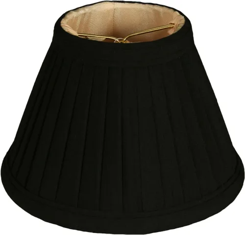 Vista 22 de Royal Designs, Inc. Pantalla plisada Empire CS-111BG, color beige, 2,5 x 5 x 4,25