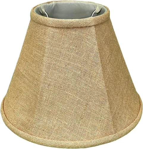 Vista 179 de Royal Designs, Inc. BS-707FC-6AGL Deep Empire Basic - Pantalla para lámpara con clip de llama, 3.5 x 6 x 5.75 pulgadas, color dorado antiguo