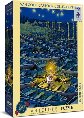 Vista 4 de Antelope Tapete de rompecabezas para rompecabezas de 1000 1500 y 500 piezas, tapete enrollable para rompecabezas de 45.6 x 26 pulgadas