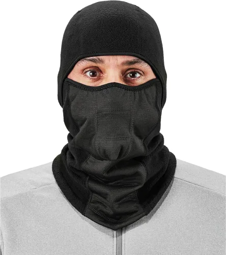Pasamontañas con bisagras resistentes al viento Ergodyne N-Ferno 6823, negro