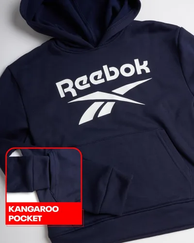 Vista 3 de Reebok Conjunto deportivo para bebé, 2 piezas, sudadera con capucha y pantalones deportivos (12M-7)