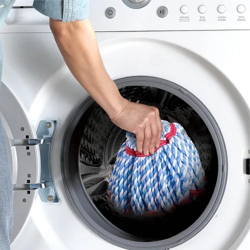 Vista 6 de O-Cedar Repuesto genuino de cabezal de trapeador giratorio MicroTwist MAX Lavable a máquina Reutilizable Repuesto de microfibra Elimina