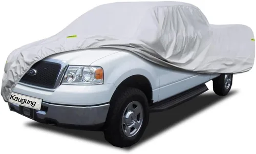 Vista 27 de Kaugung - Cubierta impermeable para camioneta, 7 capas resistentes, ajuste completo para Mitsubishi Raider 2006-2010, para todo clima, protección