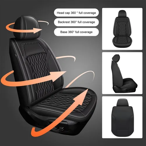 Vista 5 de AOMSAZTO Funda de asiento de automóvil personalizada para Honda Ridgeline 2006-2025, protector de cojín de asiento de automóvil, impermeable