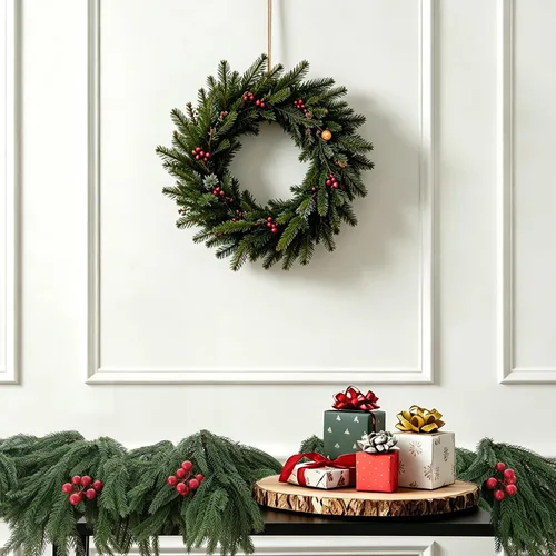Vista 8 de 12 tallos de pino Norfolk, ramas de pino artificiales para Navidad
