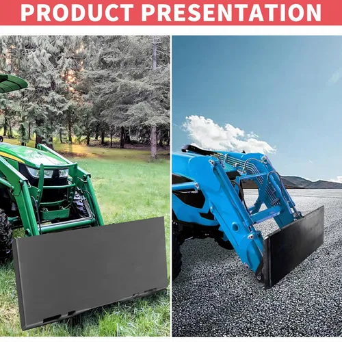 Vista 5 de Placa de montaje para minicargadora de 1/2" con enganche rápido, placa de cargadora compatible con Bobcat Kubota, con garantía de un año
