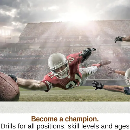 Vista 8 de Equipo de Entrenamiento de Fútbol Americano Tarjetas de Entrenador de Ayuda Excelentes Ejercicios de Entrenamiento para Ejercicios de Práctica