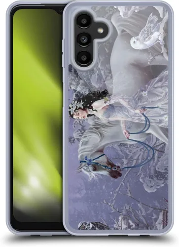 Vista 9 de Head Case Designs Funda de gel suave con licencia oficial de Nene Thomas Gothic Fairy in Forest Winter Has Begun, compatible con Samsung Galaxy A13