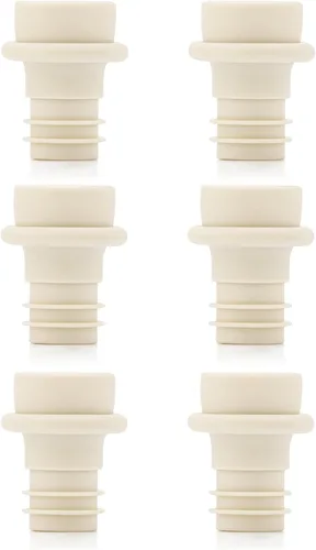 Vista 13 de WOTOR Tapones de vino - Protector de vino al vacío, conservador y sellador (negro, 6 piezas)