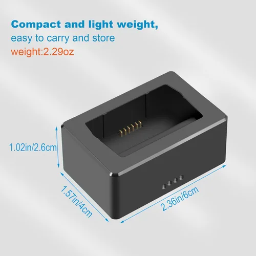 Vista 4 de Hanatora Battery USB Charger with PD/QC3.0 for DJI Mini 4/3 Pro,Mini 3 Drone, Charging Hub Accessories