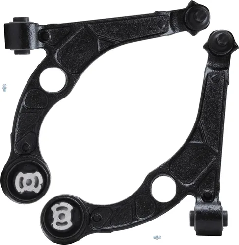 Vista 3 de Detroit Axle - Kit de brazos de control inferiores delanteros para Dodge Dart 2013, 2014, 2015, 2016, 2 brazos de control inferiores con ensamblaje