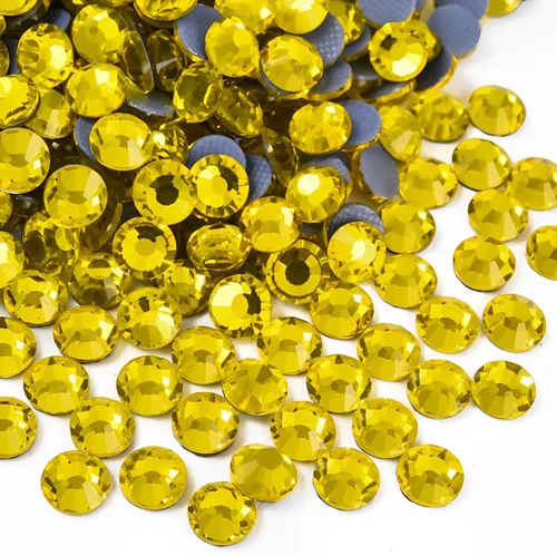 Vista 9 de 2880 diamantes de imitación termoadhesivos de imitación de cristal con parte trasera plana para manualidades, manualidades, ropa, zapatos