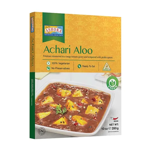 Vista 24 de Ashoka Traditional Meals 1932, puré de verduras veganas, curry instantáneo, totalmente naturales, comidas listas para comer para microondas, Bombay