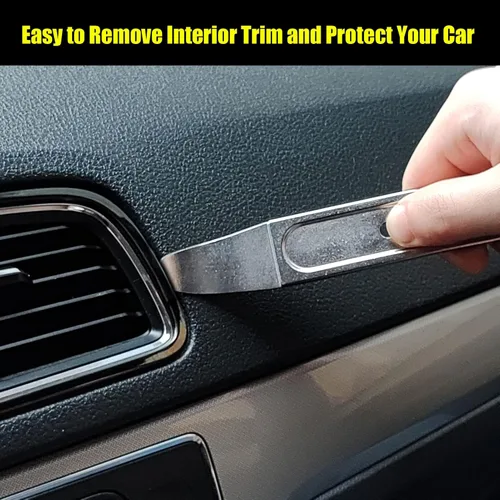 Vista 2 de 4140 Herramienta de palanca, herramienta de extracción de molduras de palanca, mini barra de palanca de bolsillo, herramienta de extracción de panel