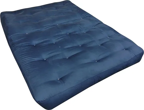 Vista 7 de Gold Bond Colchón de futón de doble espuma y algodón de 8 pulgadas, conducto, matrimonial, negro