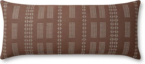 Loloi Jean Stoffer x Charles Collection PJS0006 - Funda con almohada de plumón (13 x 35 pulgadas)