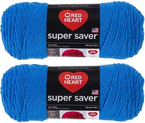 Compra a granel: Red Heart Super Saver - Paquete económico de 2 madejas de estambre