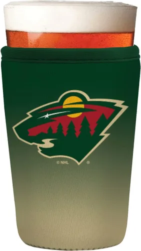 Vista 6 de Sok It PintGlassSok NHL - Funda de neopreno aislada para cerveza de hockey (patos Anaheim, funda de vidrio de pinta)