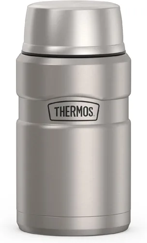 Vista 13 de THERMOS Stainless King - Tarro de alimentos aislado al vacío con cuchara, 16 onzas, verde militar mate