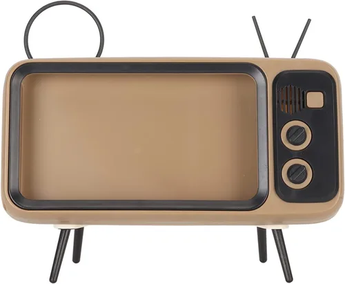 Estink Soporte para teléfono móvil, portátil, universal, retro, estilo TV, soporte para teléfono, lindo soporte para teléfono celular, soporte