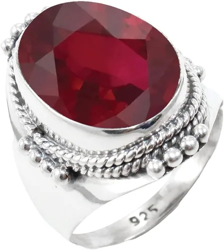 Vista 10 de Anillo de plata de ley 925 para anillo de piedras preciosas naturales unisex, anillo de plata esterlina, anillo de moda con múltiples piedras