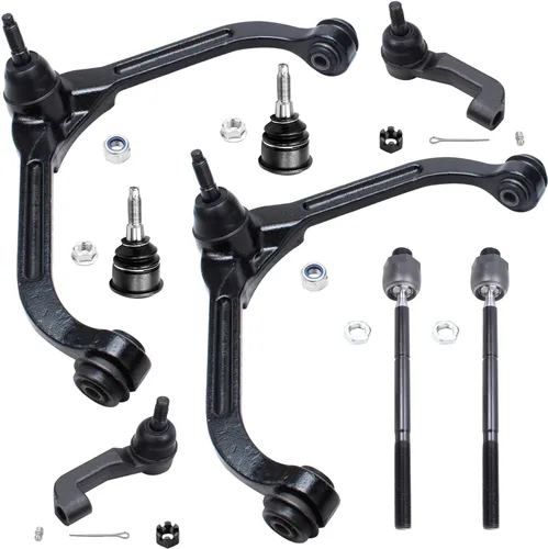 Vista 211 de Detroit Axle - Kit de brazos de control delanteros de 8 piezas para Toyota Sienna 2004-2010, 2 brazos de control inferiores con rótulas, 4 barras
