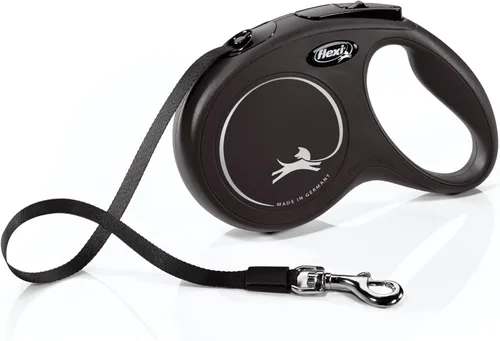 Vista 33 de FLEXI Correa Retráctil New Classic de Cable para Perros Pequeños de hasta 33 libras. – 26 pies, negro Correa para Caminar Mascotas Sin Enredos