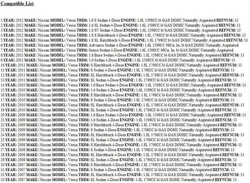 Vista 3 de Piezas originales de Nissan - Pieza auténtica de catálogo de The Factory (65771-EL000)