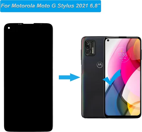 Vista 5 de Pantalla LCD compatible con Moto G Stylus 2021 XT2115 6.8 pulgadas, pantalla LCD táctil con herramientas