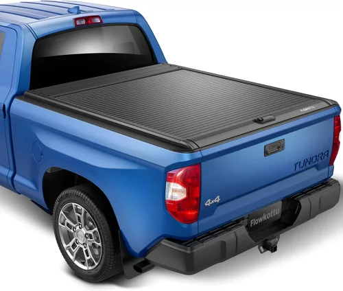 Vista 7 de Cubierta retráctil rígida para cajuela, se adapta a Toyota Tundra 2014-2026 con sistema de riel de cubierta (5.5 pies)