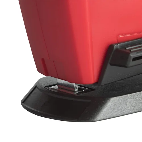 Vista 6 de Arrow Fastener Arrow E21 - Pistola de grapas eléctrica inalámbrica, color negro/rojo