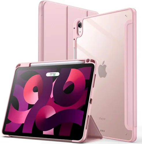Vista 11 de JETech - Funda para iPad Air de 11 Pulgadas M3/M2 (2025/2024), iPad Air 5/4 (2022/2020 5ª/4ª) con Soporte para Lápiz, Funda de Tableta delgada