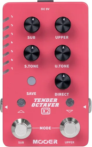 Vista 9 de Pedal de guitarra con máquina de batería MOOER con 121 ritmos de batería, 11 estilos musicales, 7 ranuras de ritmo, función de relleno, botón
