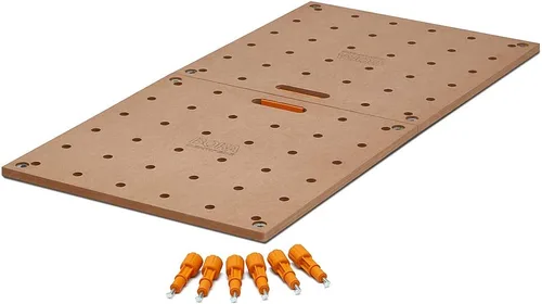 Vista 8 de BORA Centipede Mesa plegable para soporte de trabajo Bora Centipede Caballetes - 61 centímetros x 122 centímetros - Incluye tablero de madera + 6