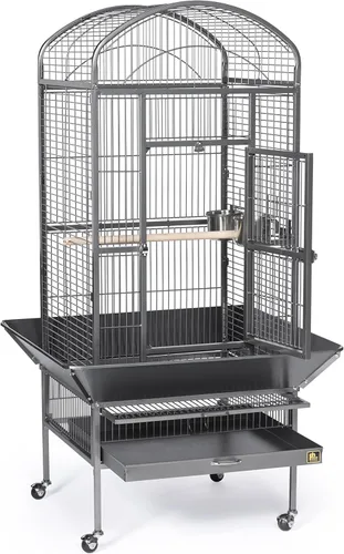 Vista 2 de Prevue Pet Products 34521 Dometop - Jaula para pájaros, grande, color negro