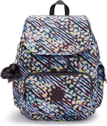 Vista 38 de Mochila pequeña Kipling City Pack para mujer, mochila ligera y versátil para el día, Negro (Black Noir), Pequeño