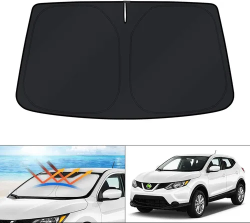 Vista 226 de KUST - Parasol personalizado para parabrisas de Mazda 3, accesorio a medida para Mazda 3 Hatchback/Sedan 2014-2025 2026, cubre ventanas, visera