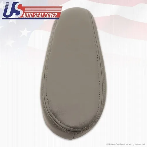 Vista 5 de 2002 a 2007 compatible con Ford F250 F350 Lariat cubierta de apoyabrazos Flint cuero gris