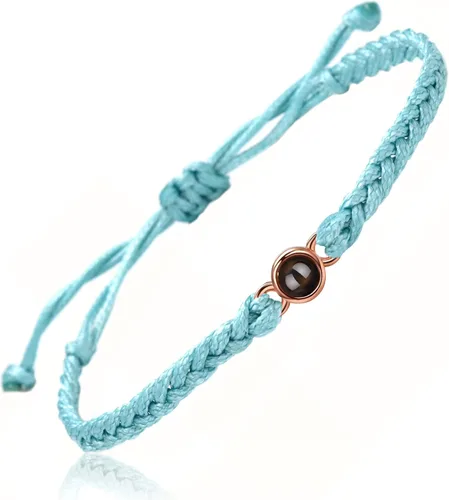 SUPHELPU Pulseras personalizadas con imagen en el interior, pulseras de proyección personalizadas con fotos, pulsera de imagen personalizada,